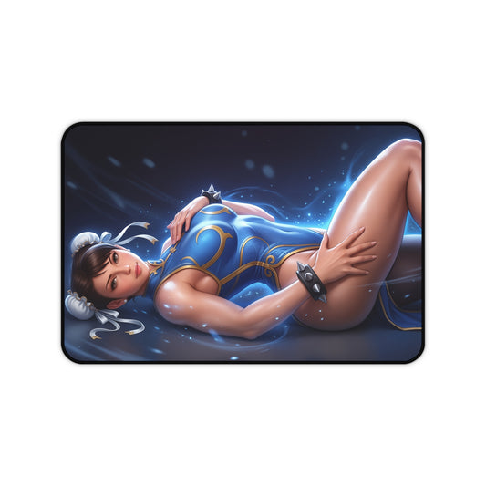 Street Fighter Mouse Pad, Chun-Li Desk Mat, Gamer Gift XXL