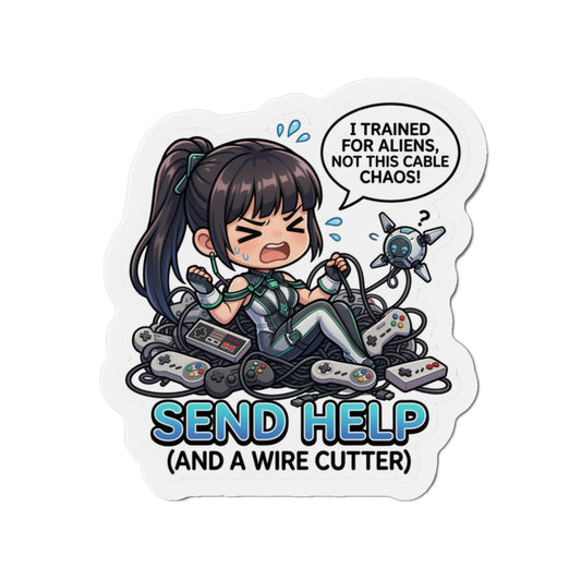 Eve Stellar Blade Magnet – Anime Sci-Fi Girl Fridge Magnet, Futuristic Decor