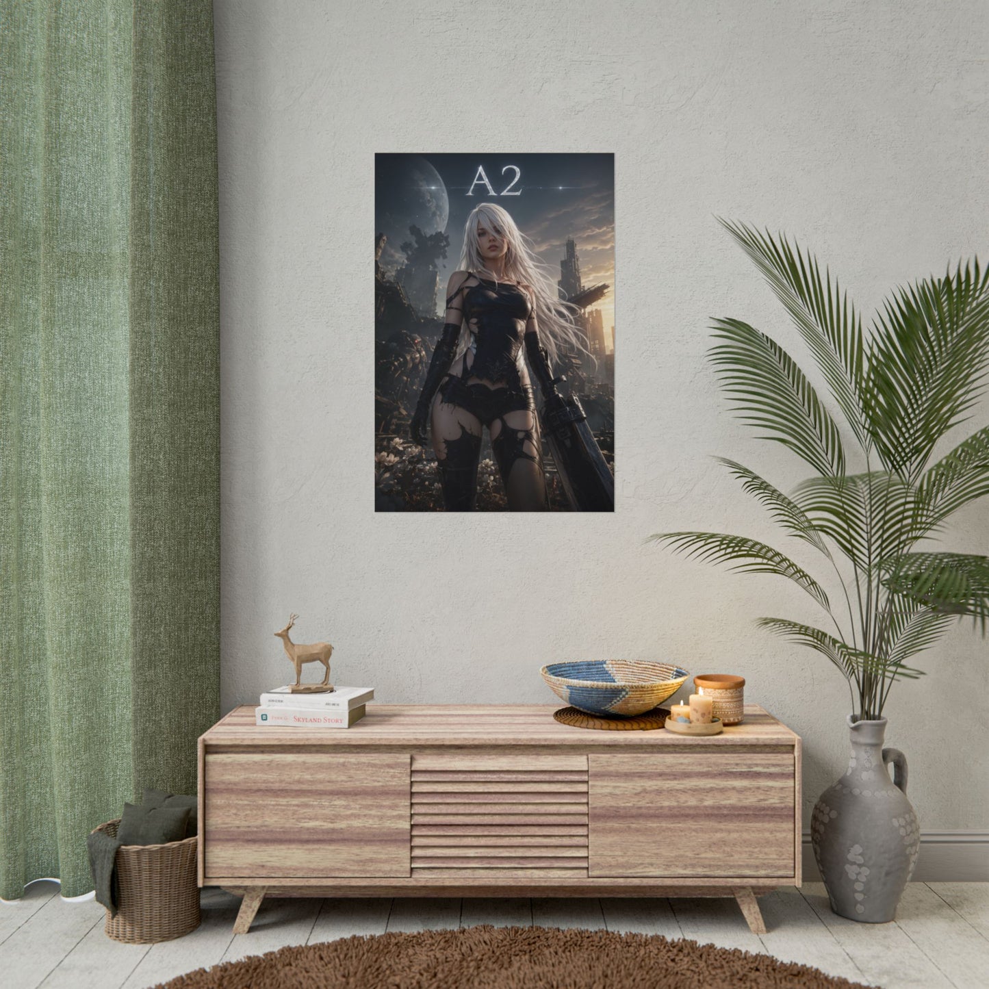 A2 NieR Automata Video Game Poster Gaming Wall Art Print