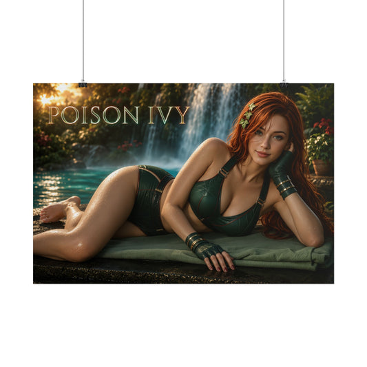 Poison Ivy Wall Art Poster Comic Room Decor Collectible Character Print