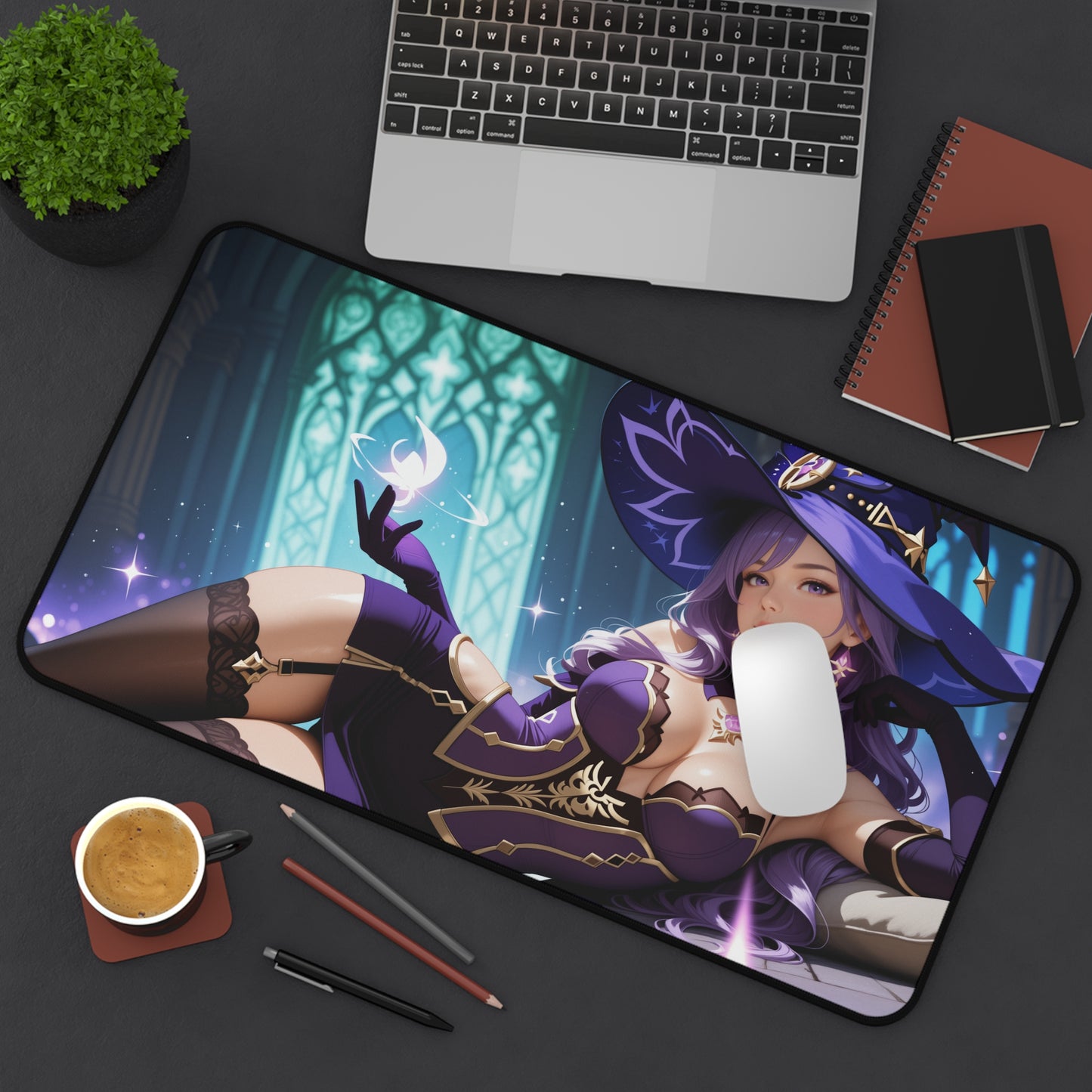 Килимок для столу Lisa Minci, килимок для миші Genshin Impact Heroine, налаштування ігрового столу для аніме