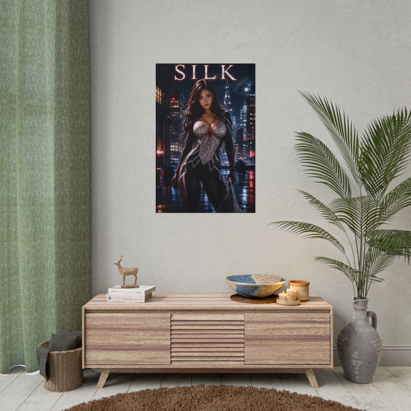 Marvel Silk Cindy Moon Poster Spider Verse Wall Art Print