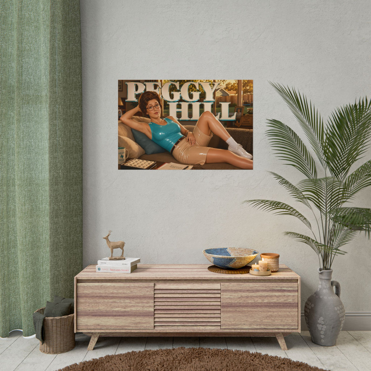 Peggy Hill King of the Hill Wall Art Poster Character Decor Collector Gift