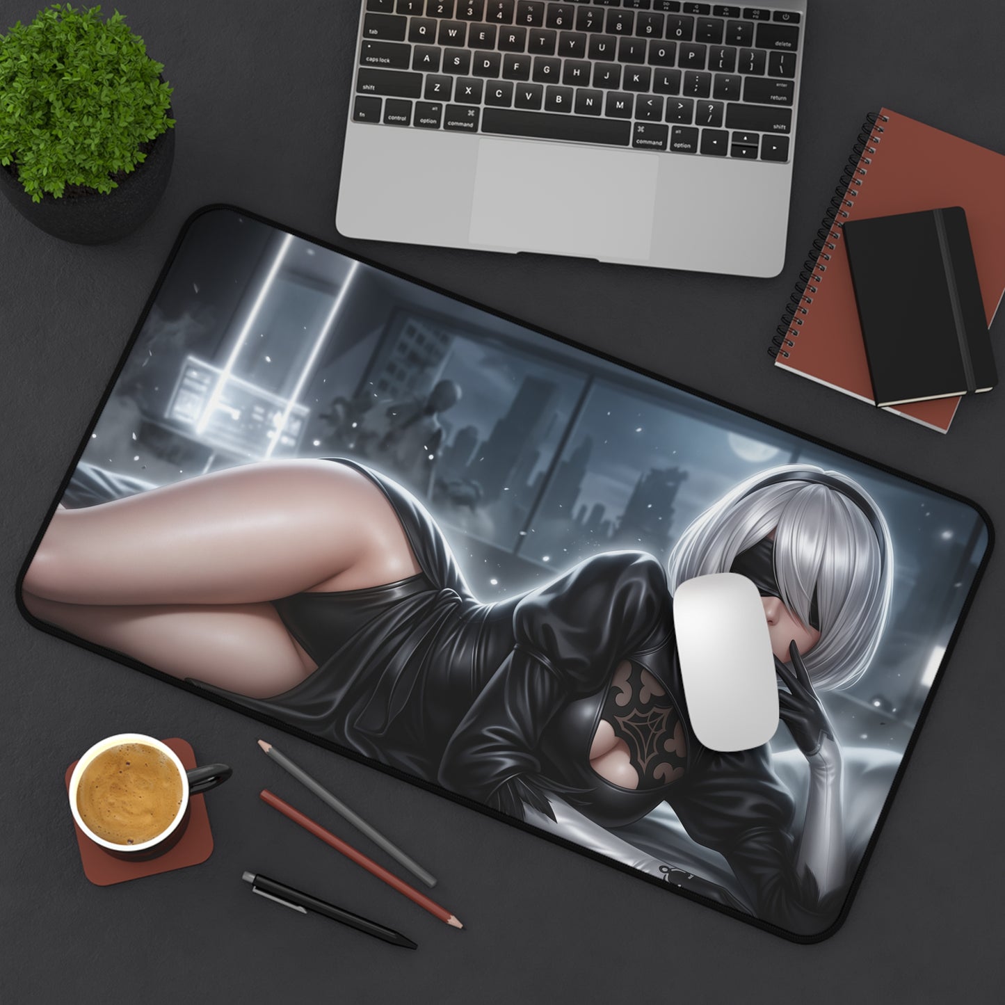 NieR Automata Mouse Pad, 2B Desk Mat, Gamer Gift XXL