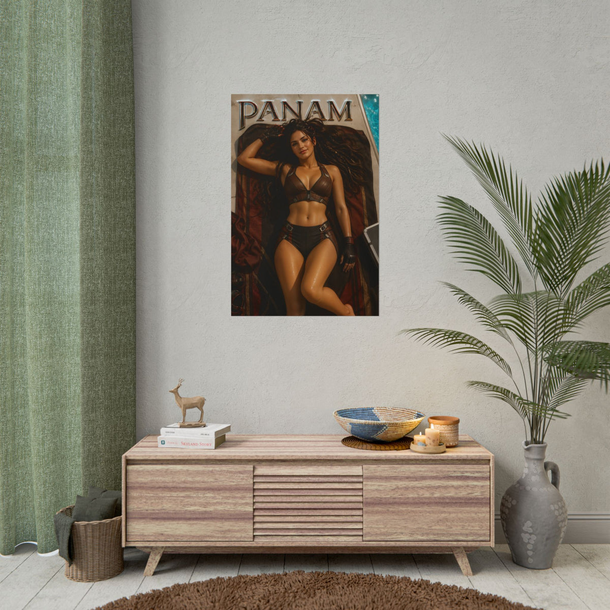 Gaming Wall Art Panam Palmer Cyberpunk Poster Bedroom Game Room Decor Art Print