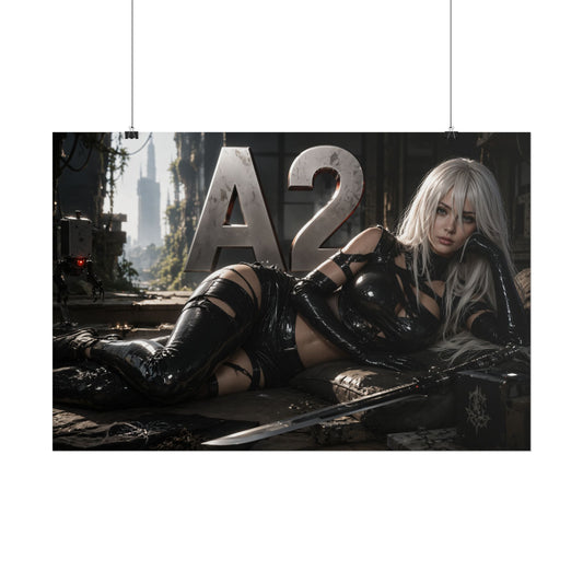 A2 NieR Wall Art Poster Gaming Decor Collectible Gamer Gift Collectible Print