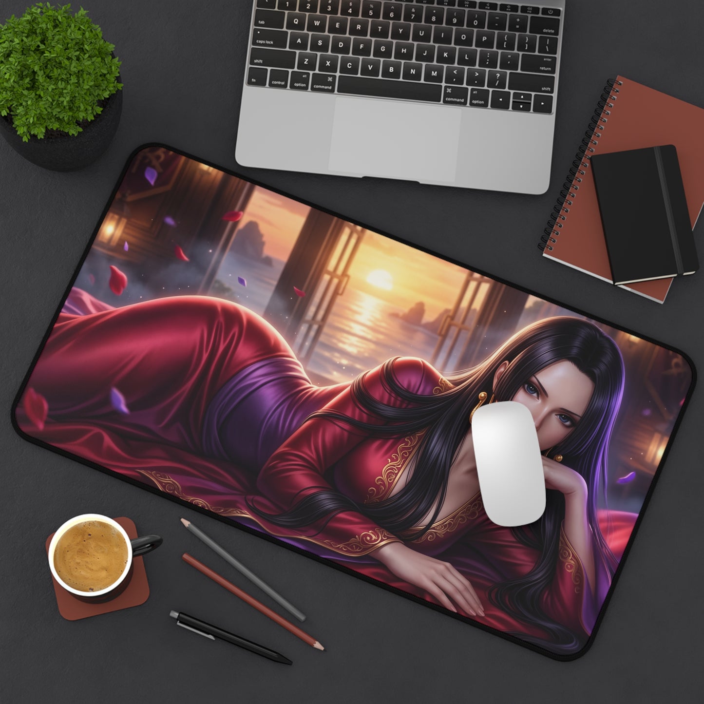 One Piece Mouse Pad, Boa Hancock Desk Mat, Gamer Gift XXL