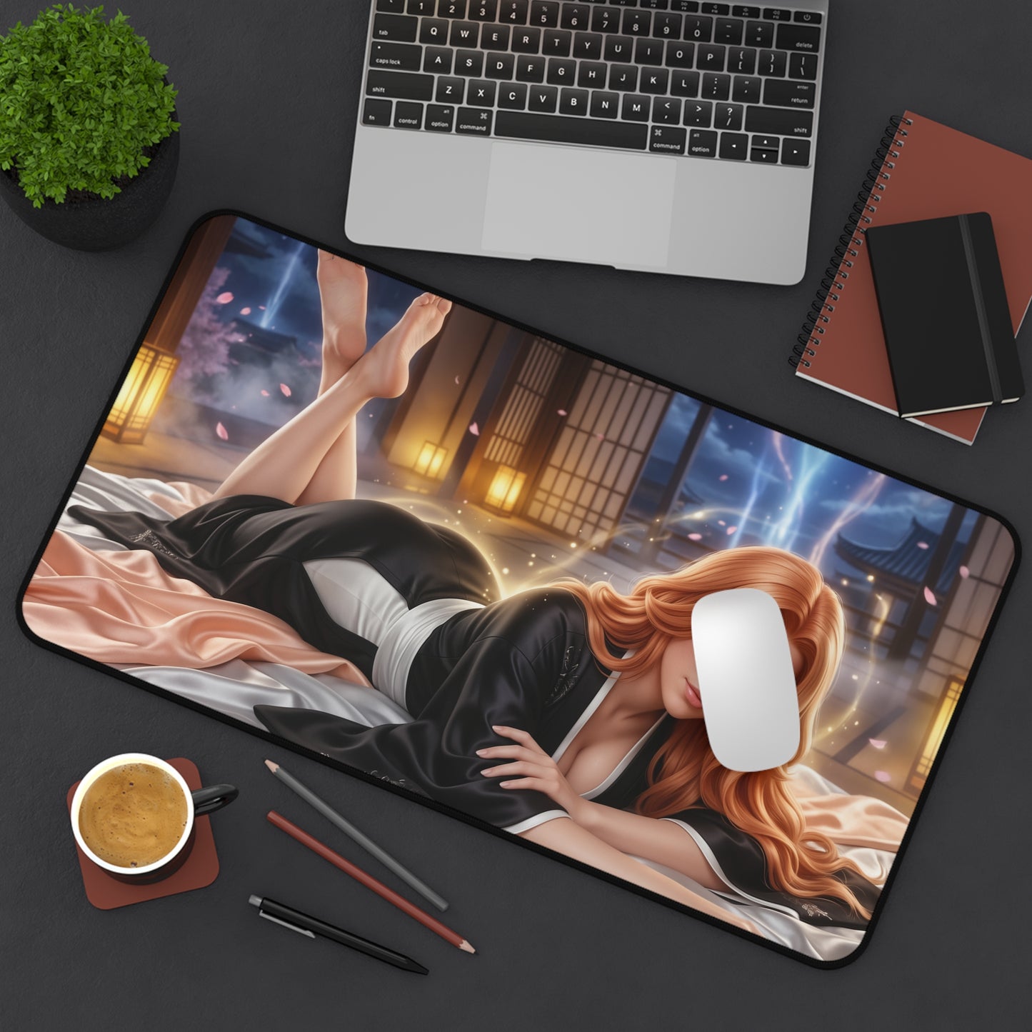 Bleach Mouse Pad, Rangiku Desk Mat, Anime Decor XXL