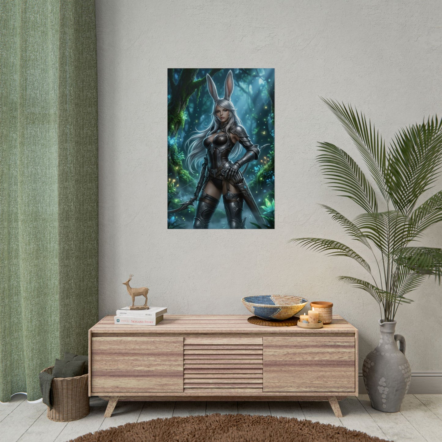 Fran Final Fantasy XII Poster Anime RPG Wall Art Viera Woman Print Fantasy Archer Character Gaming Room Decor Gift