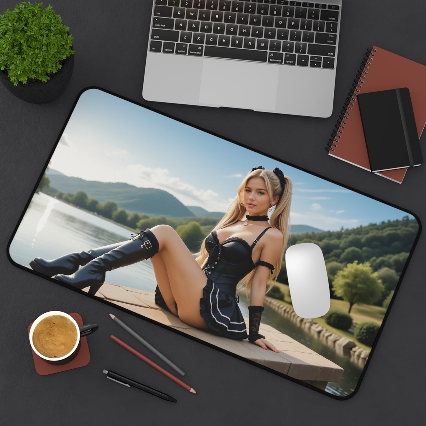 Килимок для столу Misa Amane, килимок для миші Death Note, декор столу для аніме-дівчини-геймерки