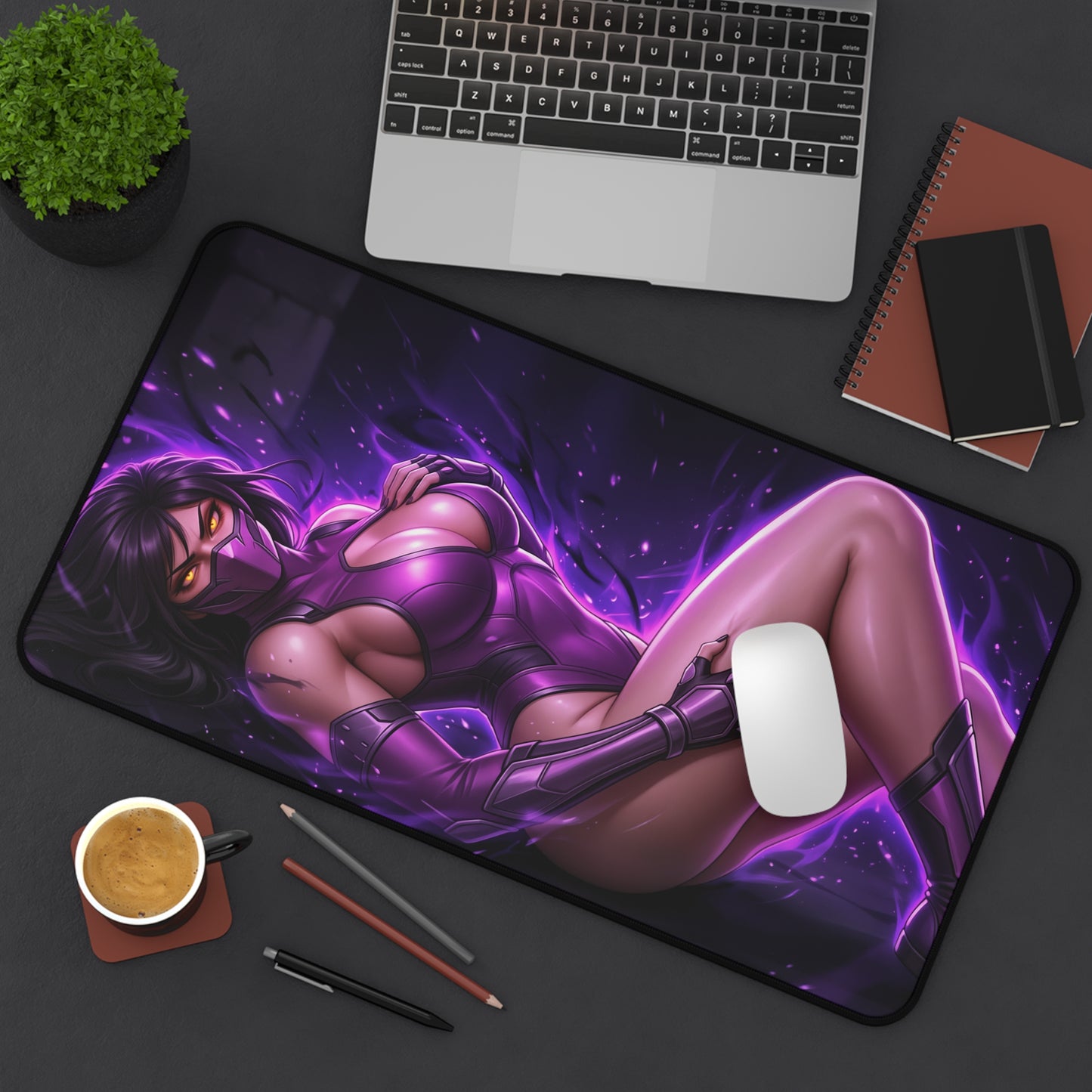 Mortal Kombat Mouse Pad, Mileena Desk Mat, Gamer Gift XXL