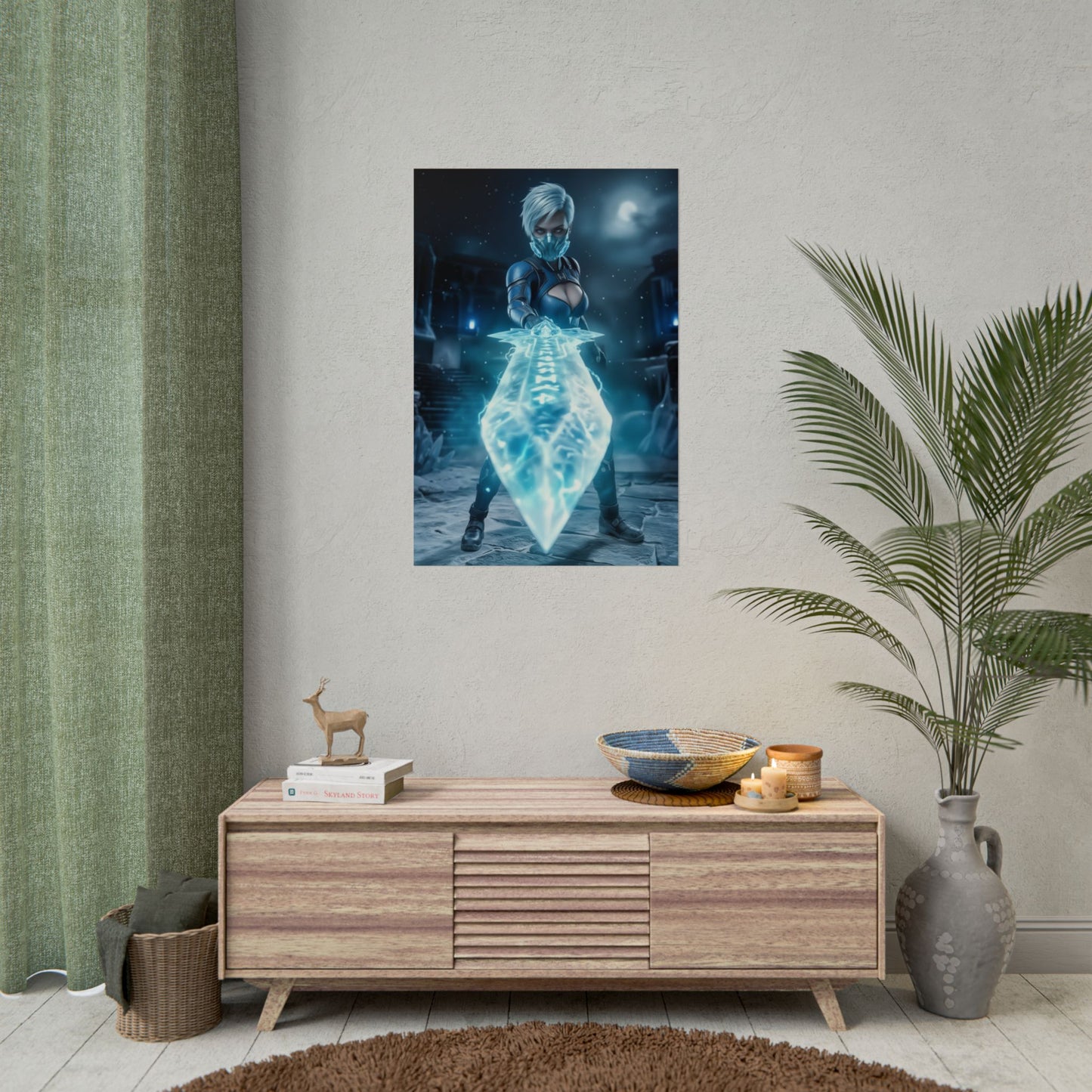 Frost Poster Mortal Kombat Wall Art Print Gaming Room Decor
