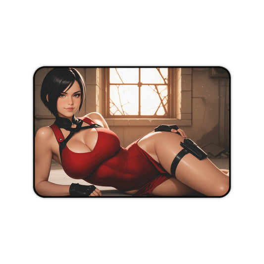 Ada Wong Desk Mat, Secret Agent Game Heroine Mouse Pad, Stylish Gamer Desk Setup