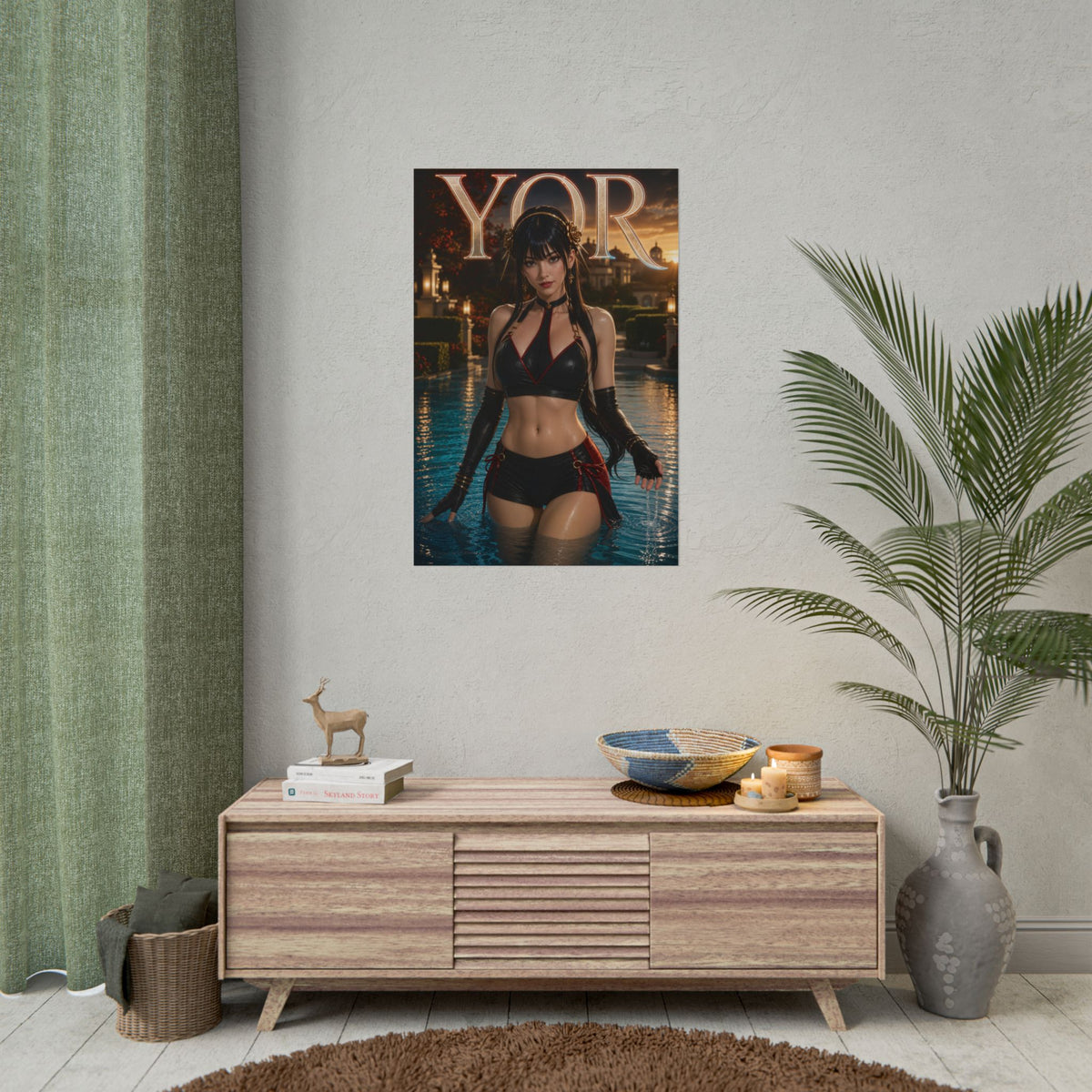 Yor Forger Spy x Family Poster Anime Wall Art Manga Style Bedroom Room Decor