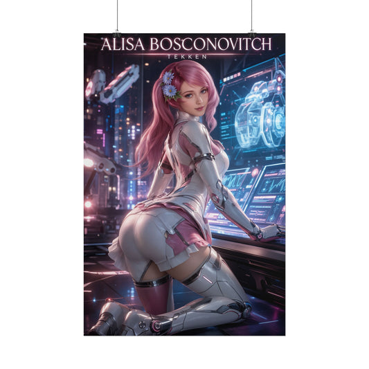 Tekken Alisa Bosconovitch Video Game Wall Decor Poster for Gamers