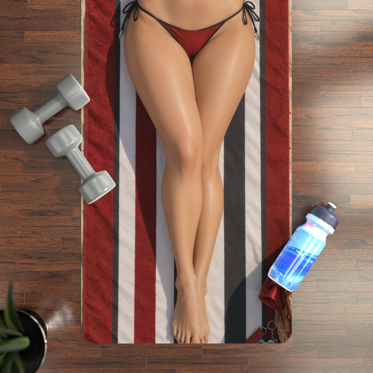 Claire Redfield Yoga Mat – Sexy Character Art Non-Slip Workout Mat