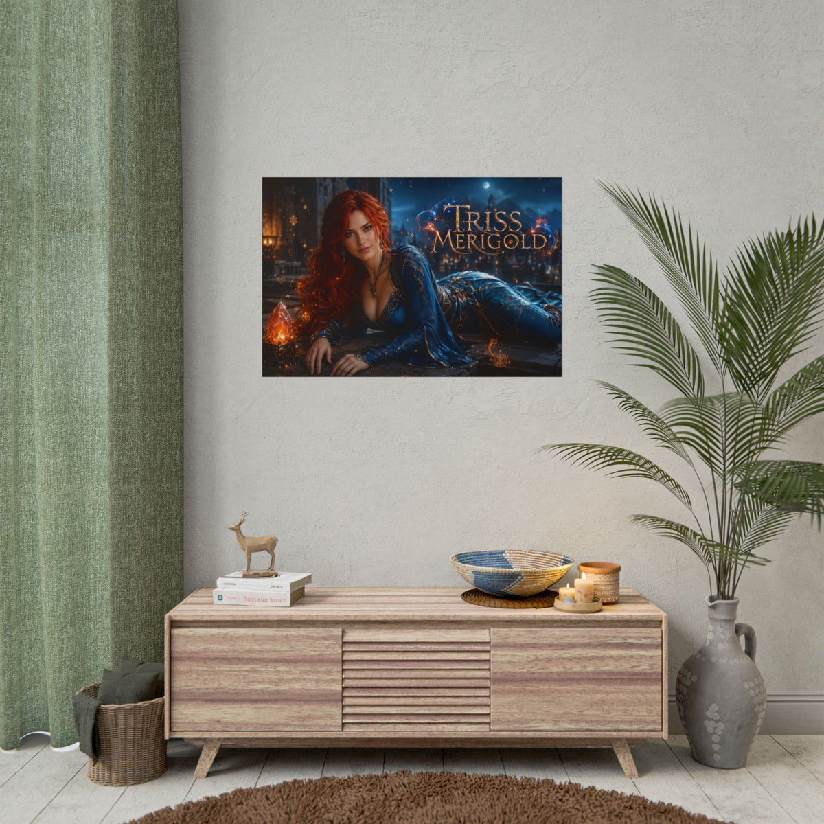 Triss Merigold The Witcher Wall Art Poster Fantasy Bedroom Decor Character Print