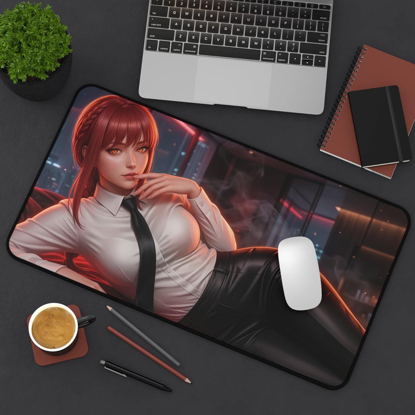 Chainsaw Man Mouse Pad, Makima Desk Mat, Gamer Gift XXL