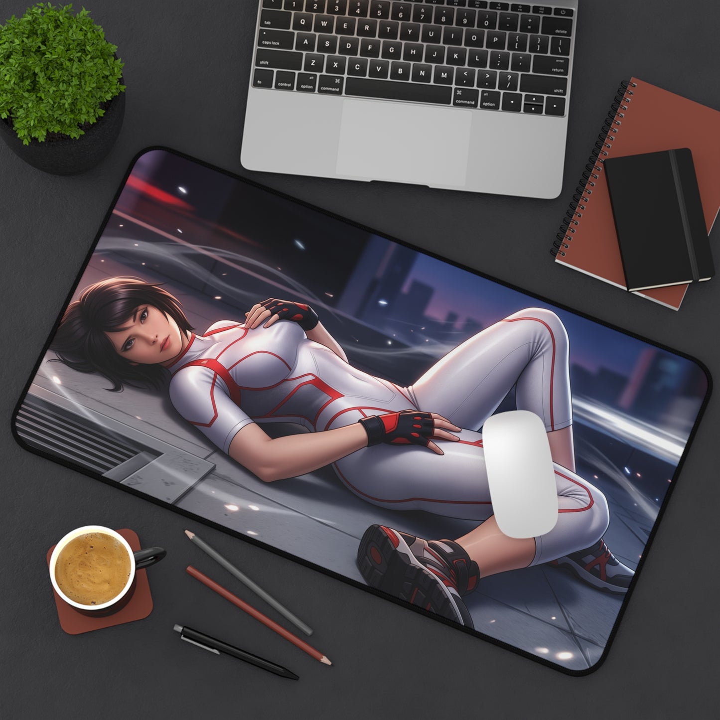 Mirror's Edge Mouse Pad, Faith Desk Mat, Gamer Gift XXL
