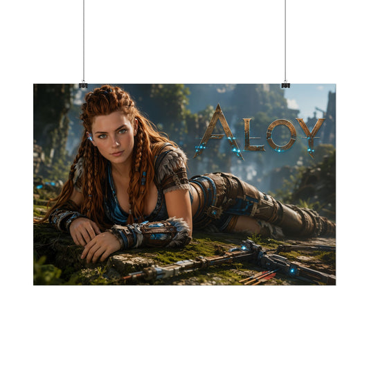 Aloy Horizon Gaming Poster Wall Art Gamer Room Decor Collectible Print