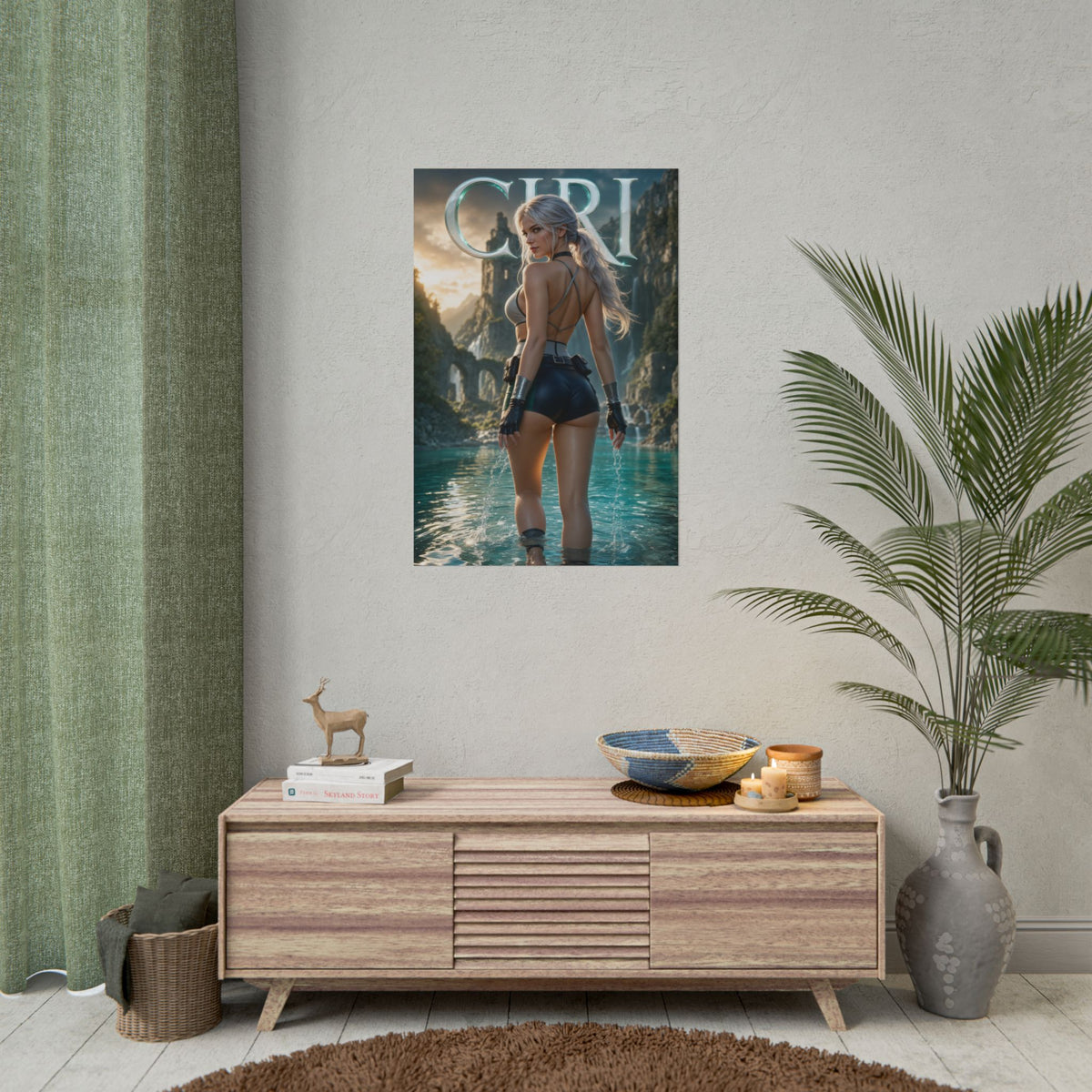 Fantasy Wall Art Ciri The Witcher Poster Room Decor Collector Gift Art Print