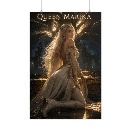 Elden Ring Queen Marika Character Poster Gaming Room Wall Decor Print