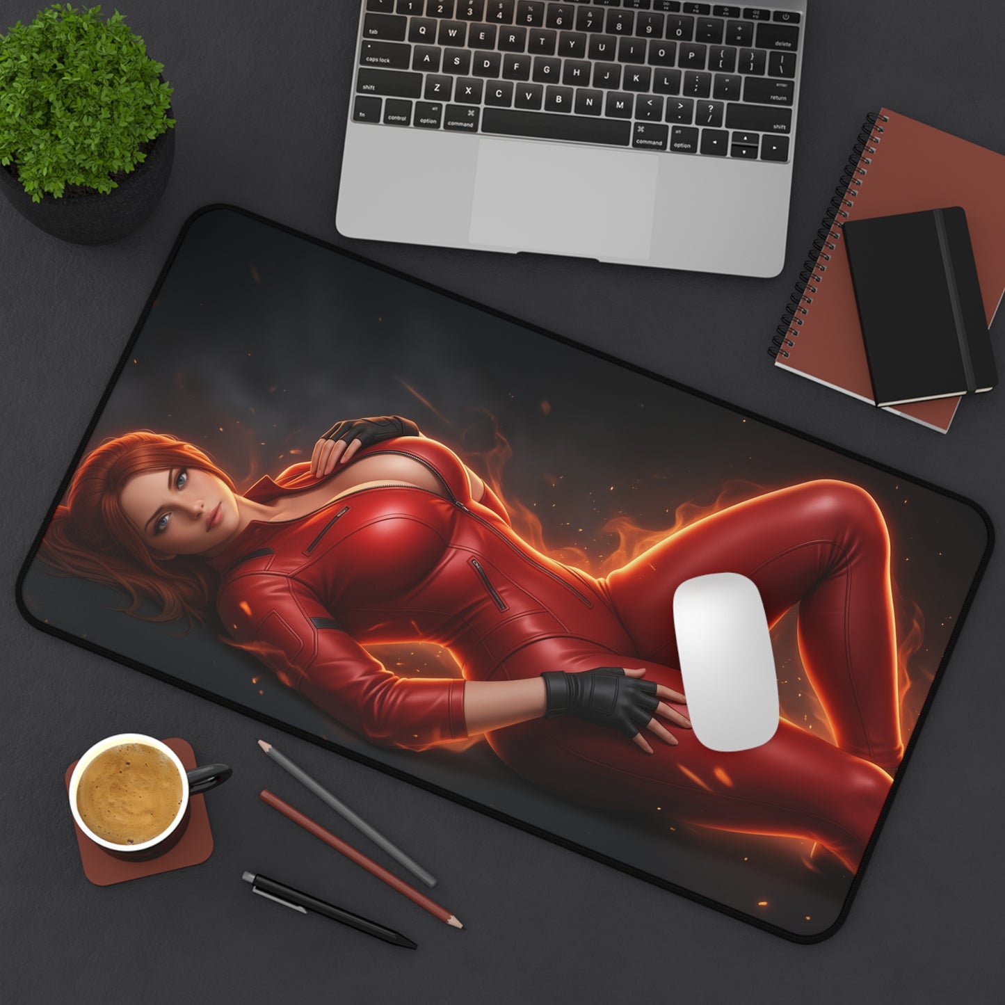Resident Evil Mouse Pad, Claire Redfield Desk Mat, Gamer Gift