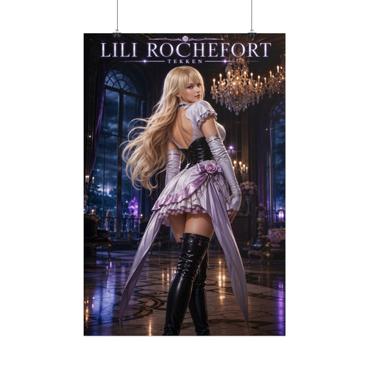 Tekken Lili Rochefort Gamer Room Decor Poster Character Wall Art