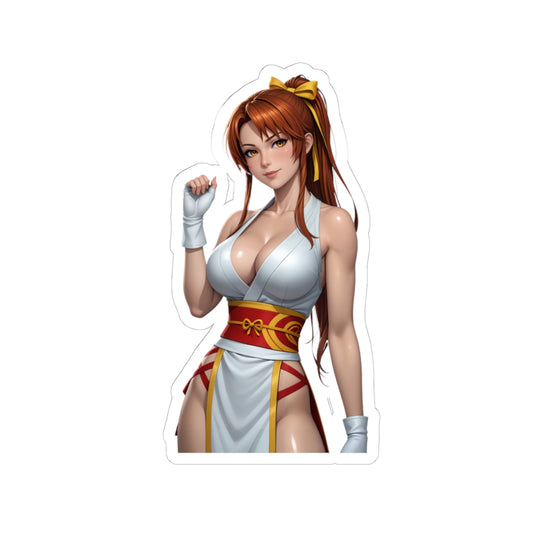 Kasumi Sticker – Dead or Alive Vinyl Sticker for Laptops, Journals & Indoor Decor