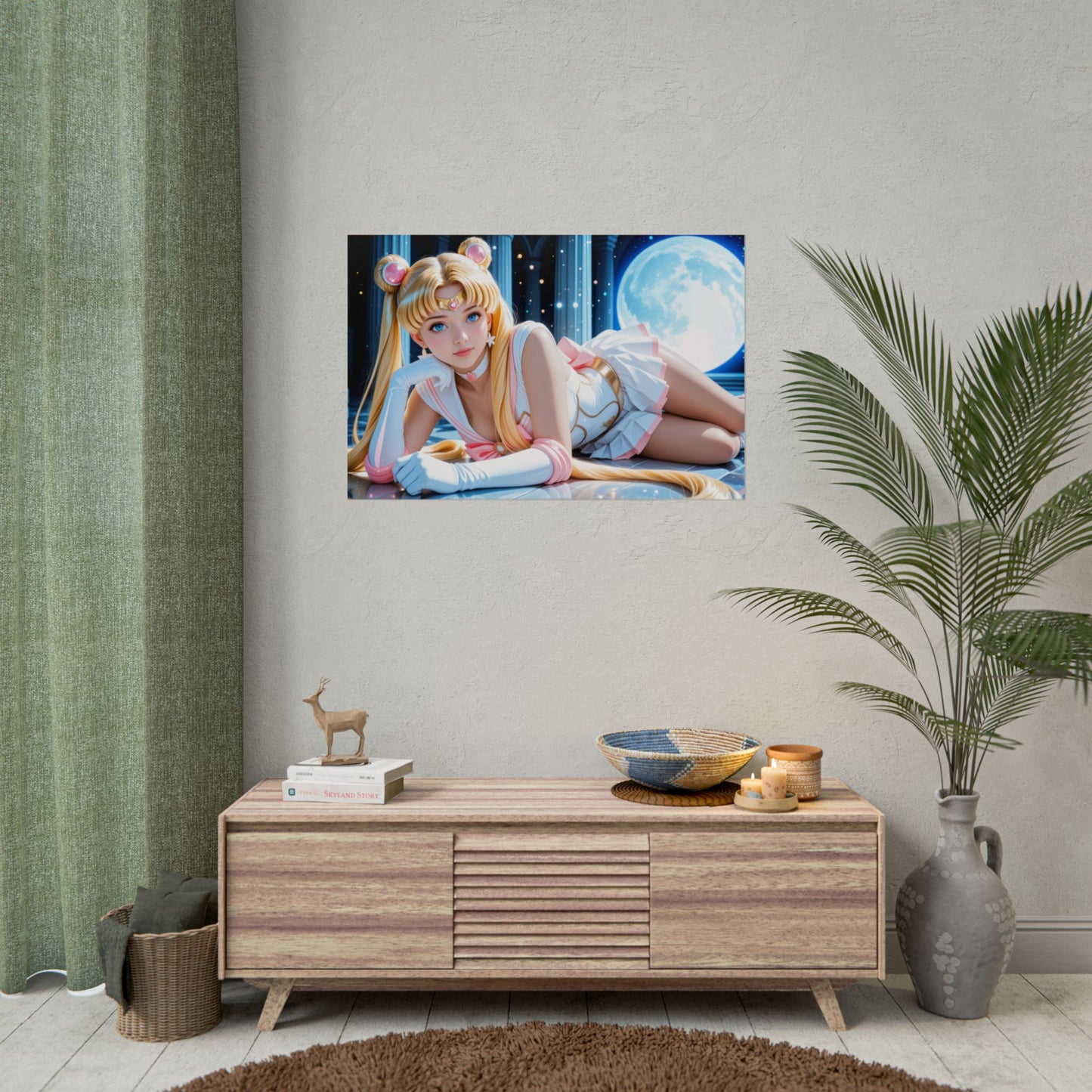 Waifu-Wandposter | Sailor Moon Anime-Druck fürs Magical-Girl-Zimmer