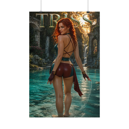Triss Merigold The Witcher Wall Art Poster Fantasy Bedroom Decor Character Print