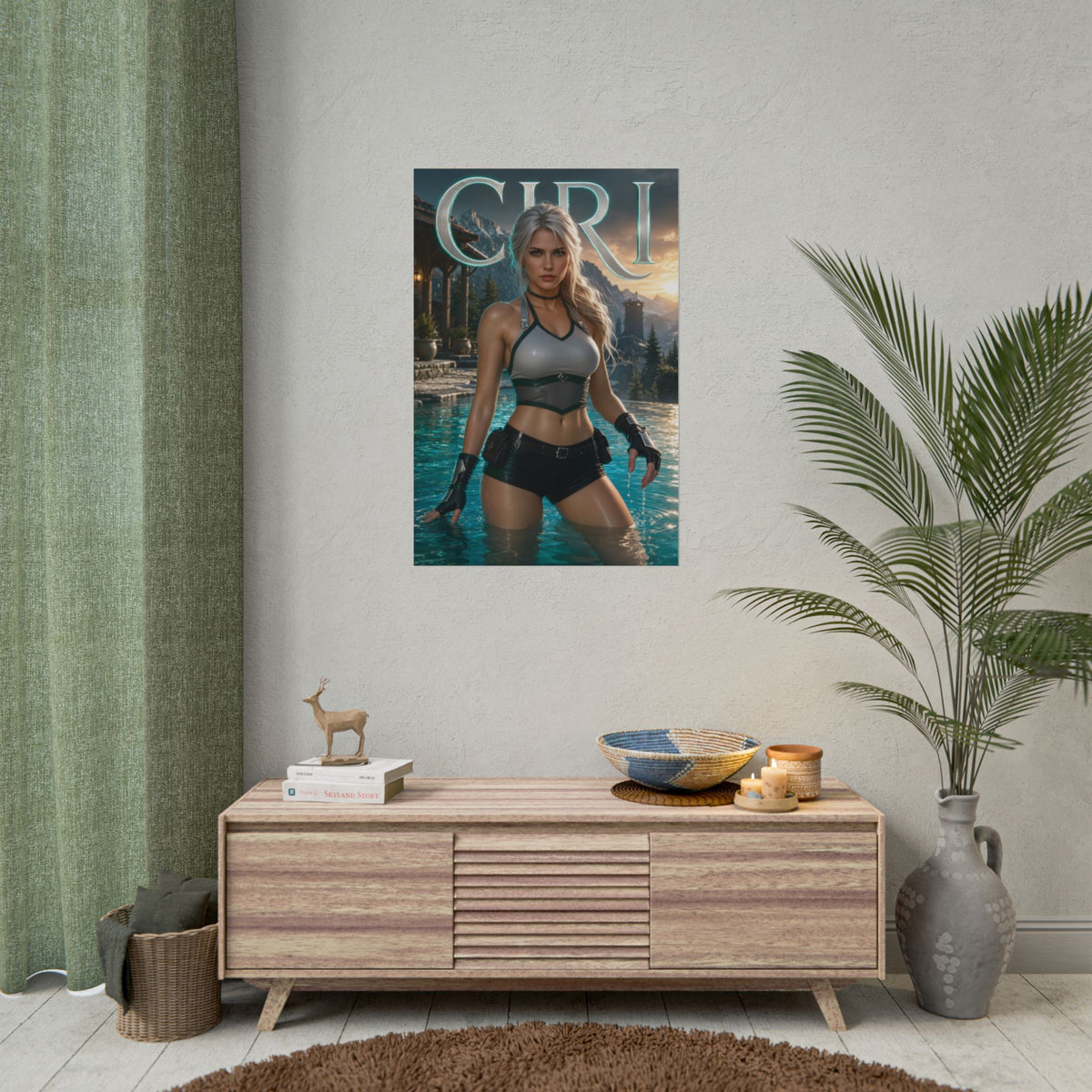 Fantasy Wall Art Ciri The Witcher Poster Room Decor Collector Gift Art Print