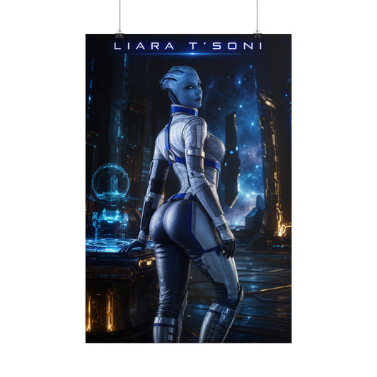 Mass Effect Liara T'Soni Wall Decor Print Video Game Character Poster