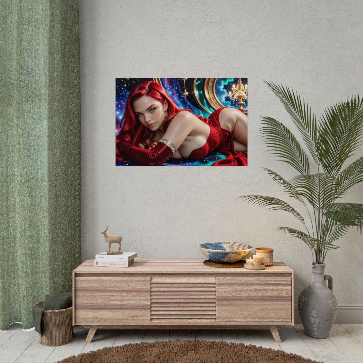 Jessica Rabbit Poster | Glamouröses Waifu-Wandbild für Pin-up-Zimmer