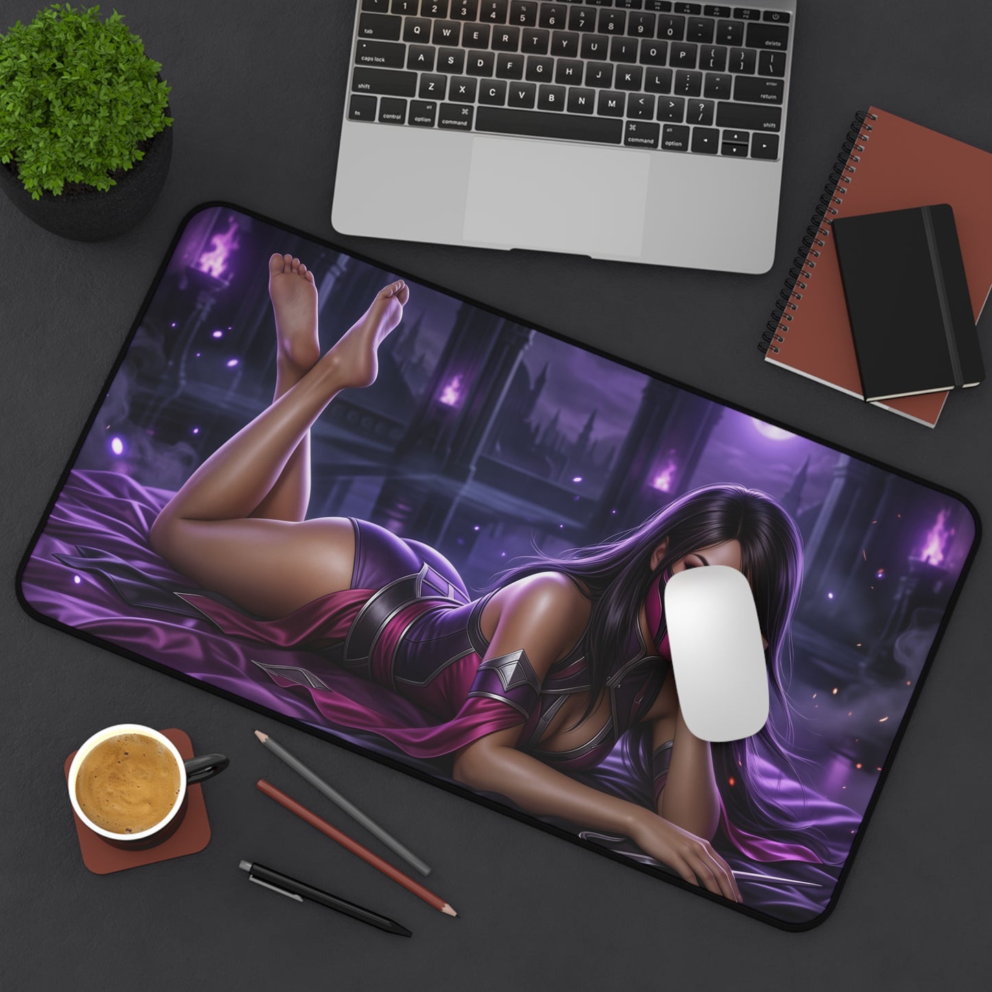 Mortal Kombat Mouse Pad, Mileena Desk Mat, Gamer Gift XXL
