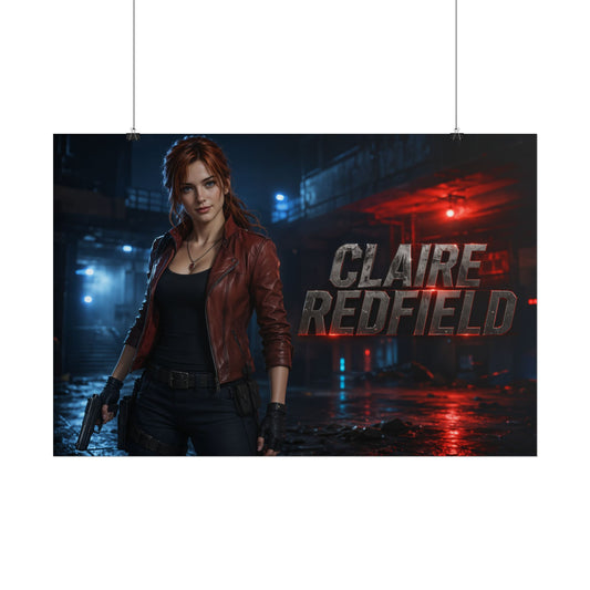 Claire Redfield Character Wall Art Gaming Poster Office Room Decor Gift