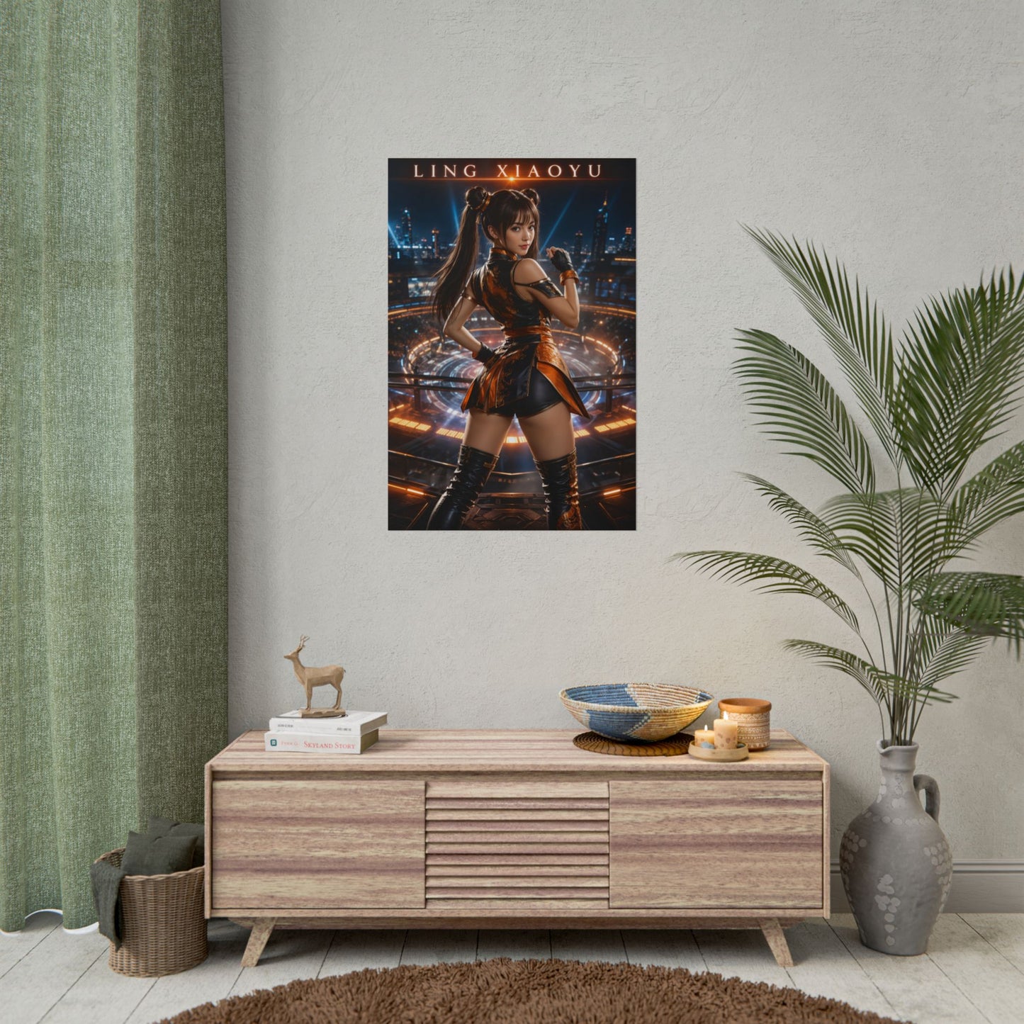 Tekken Ling Xiaoyu Poster Fighting Game Wall Art Print Decor