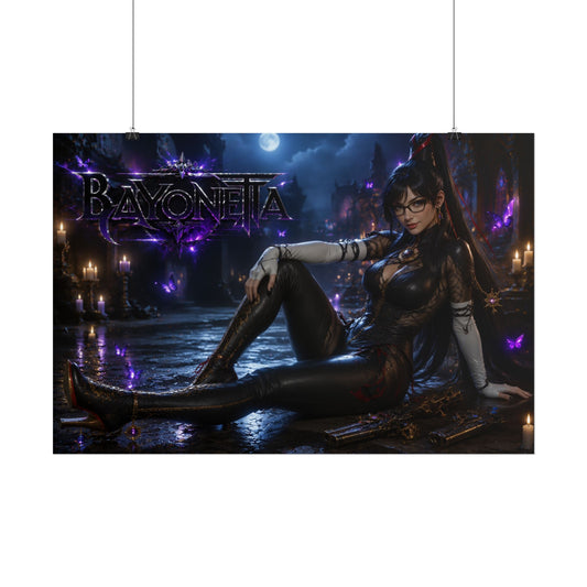 Bayonetta Character Poster Gaming Setup Wall Decor Collector Print