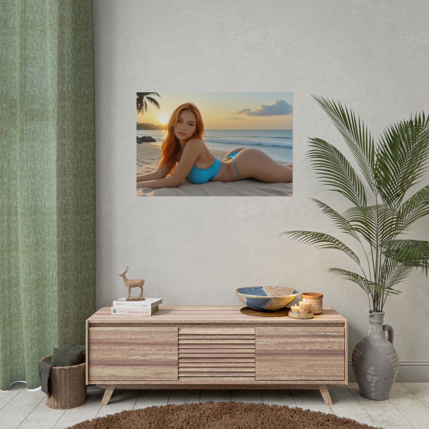 Постер аніме Nami | Настінне мистецтво Waifu для кімнати отаку або ігрової обстановки