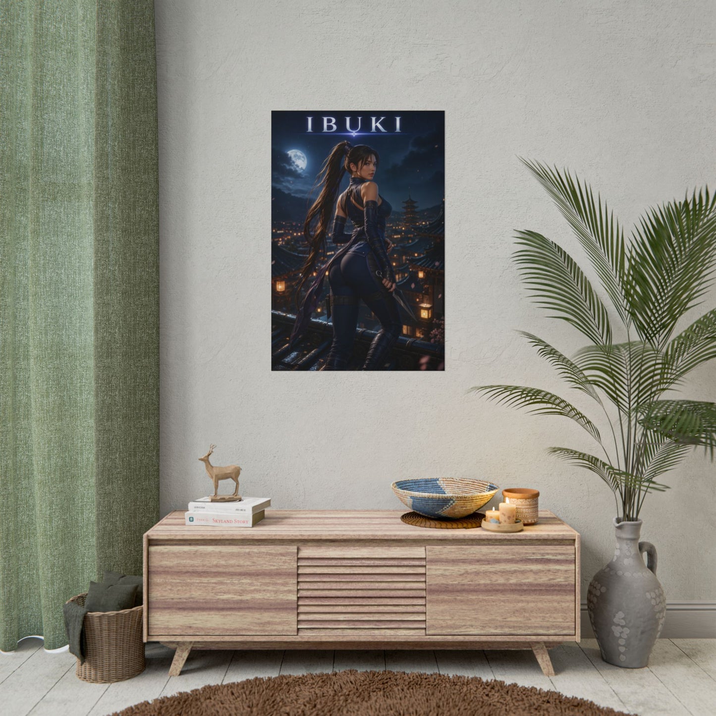 Ibuki Street Fighter Poster Capcom Ninja Wall Art Print Decor