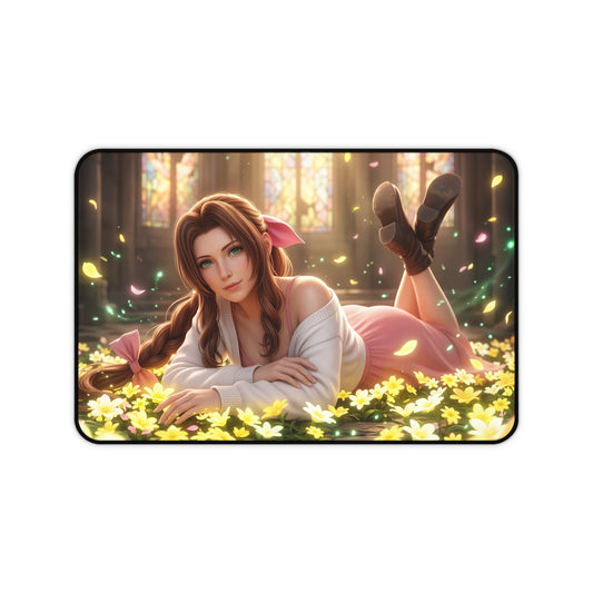 Final Fantasy Mouse Pad, Aerith Desk Mat, Anime Decor XXL