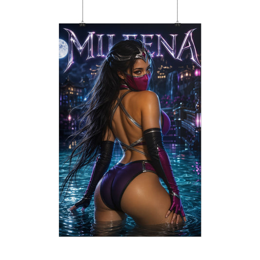 Mileena Character Wall Art Mortal Kombat Gaming Poster Office Room Decor Print