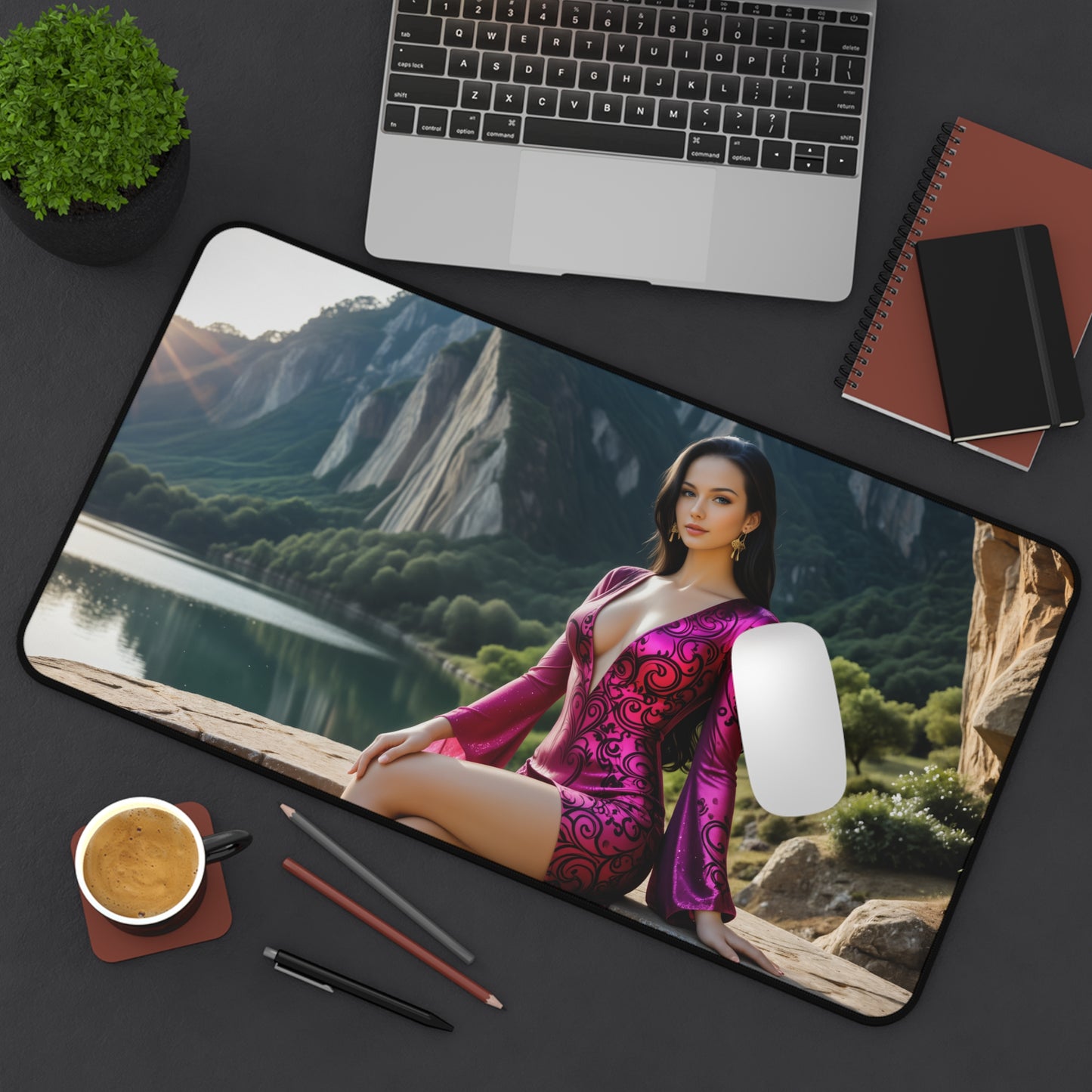 Килимок для миші Boa Hancock Anime, килимок для столу One Piece, великий ігровий килимок для миші