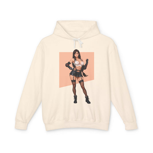 Tifa Lockhart Hoodie | Anime Heroine Hoodie | Elegant Fantasy Pullover