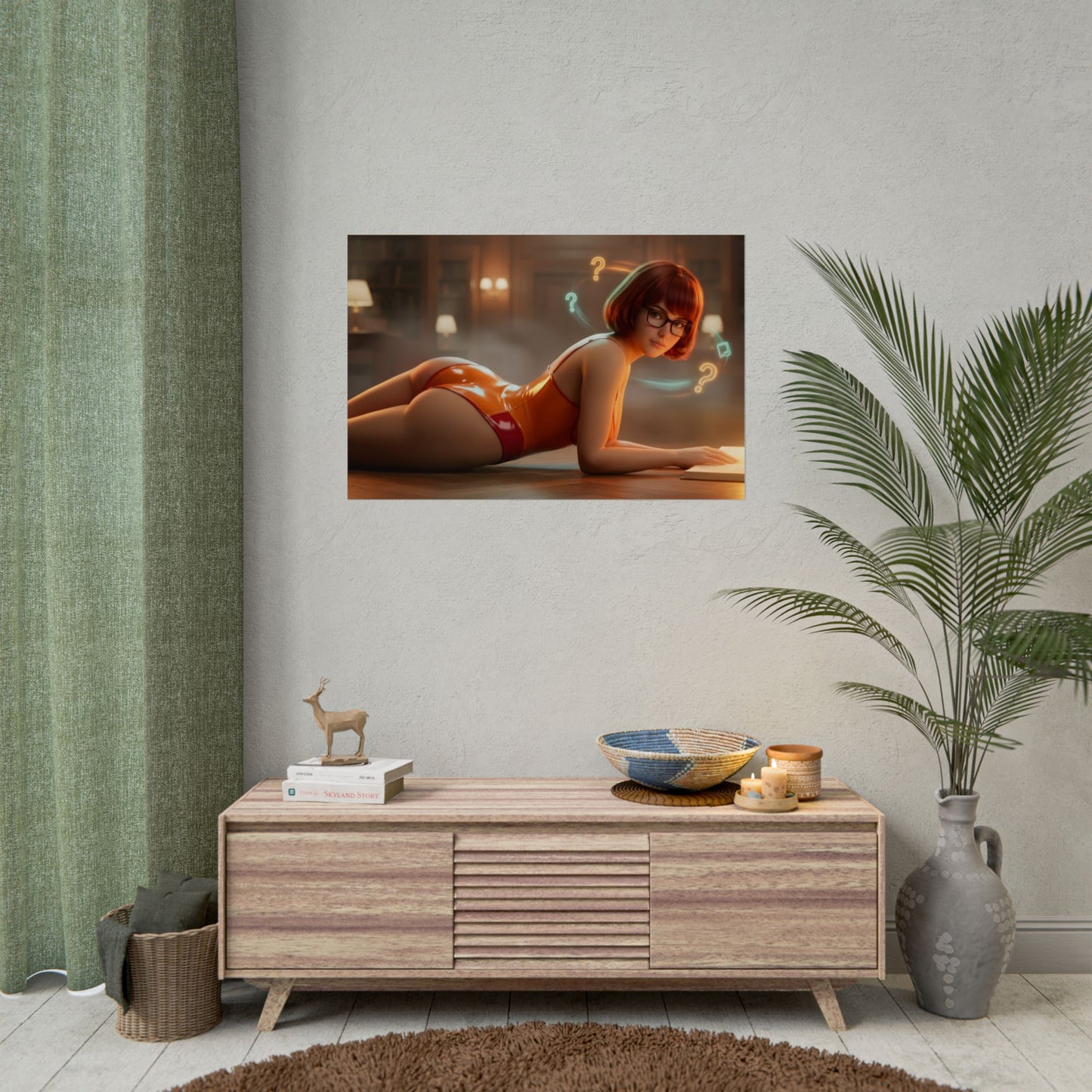 Velma Poster – Cartoon Wall Art Print, Character Decor