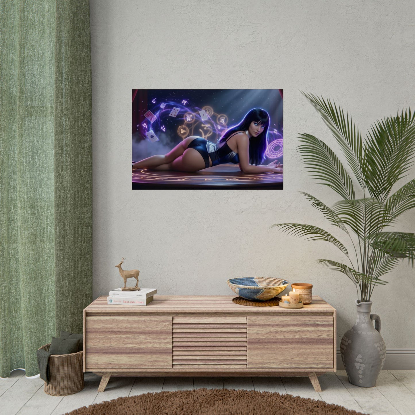 Zatanna Poster – DC Wall Art Print, Magic Decor