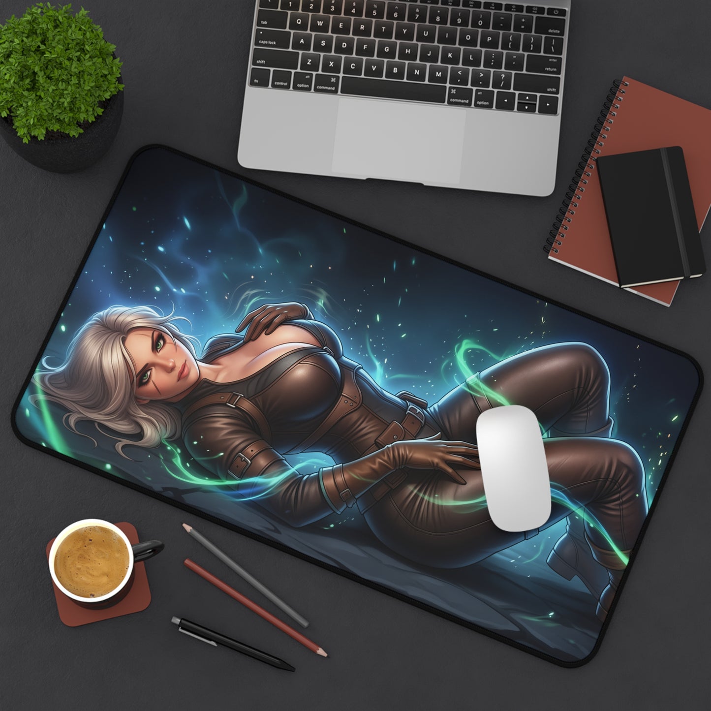 The Witcher Mouse Pad, Ciri Desk Mat, Gaming Mouse Pad XXL