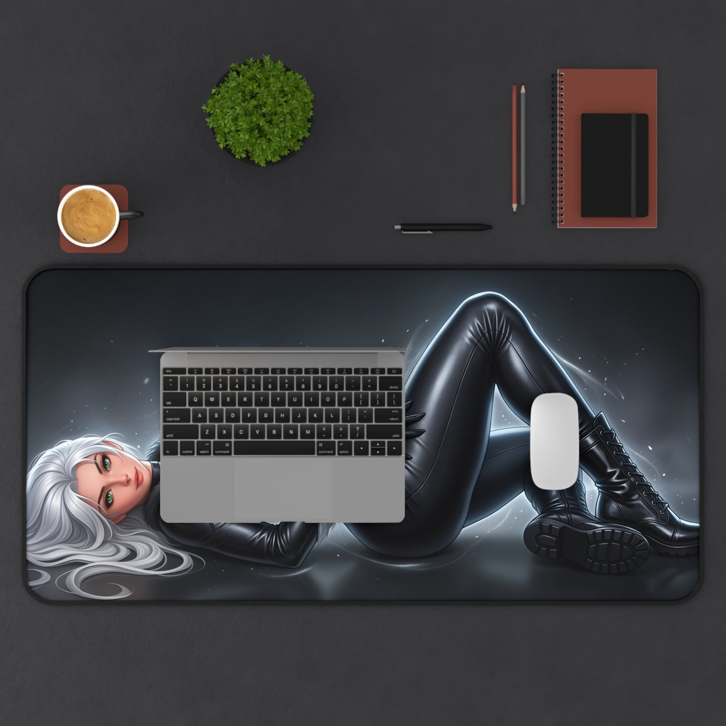 Marvel Mouse Pad, Black Cat Desk Mat, Gamer Gift XXL