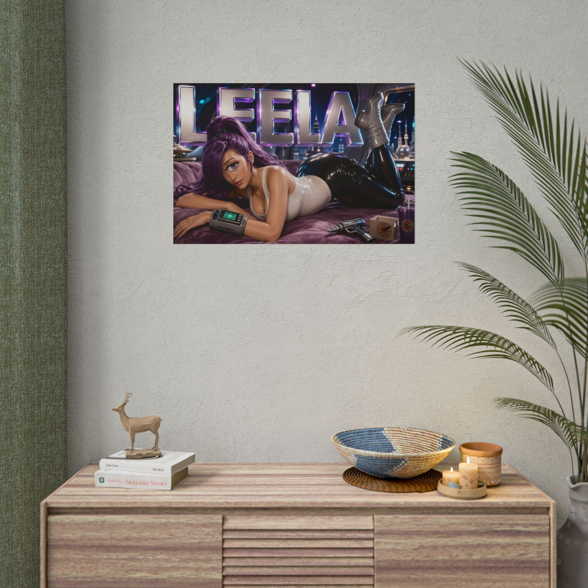 Turanga Leela Futurama Poster Cartoon Wall Art Room Decor Collectible Print