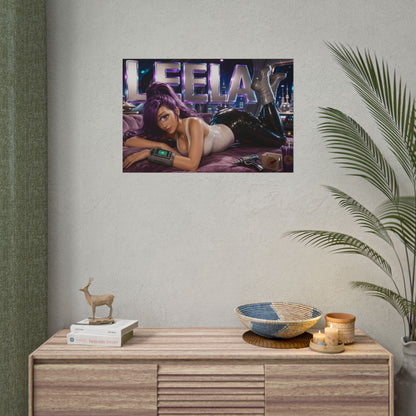 Turanga Leela Futurama Poster Cartoon Wall Art Room Decor Collectible Print